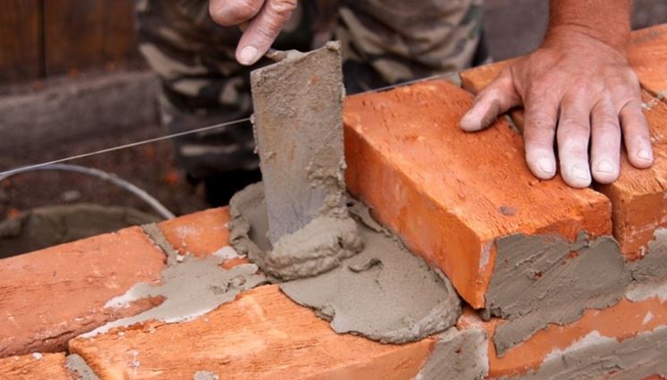 Esempio di costruzione parete in mattoni